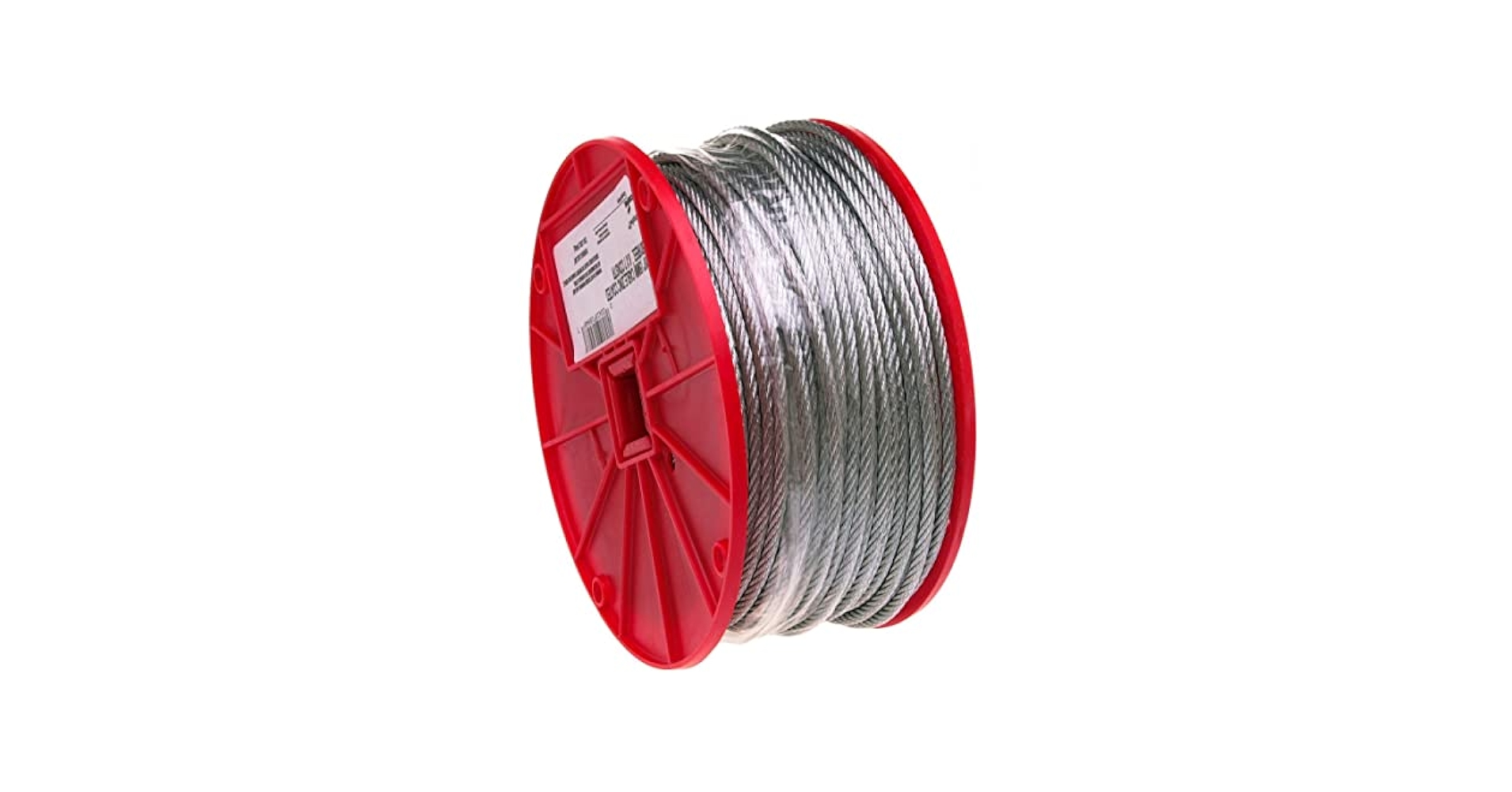 Campbell-7000927 Galvanized Steel Wire Rope on Reel, 7x19