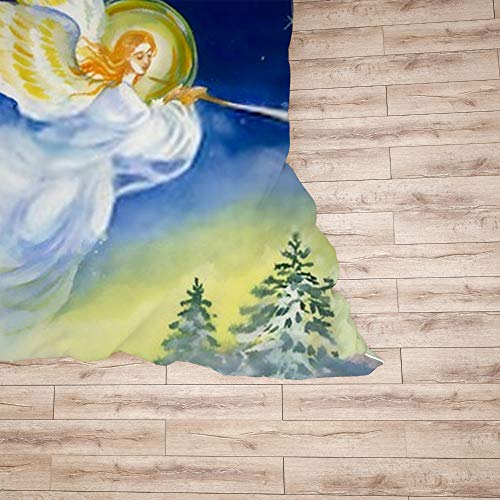 Parure de lit motif ange polyester lit simple anti-plis