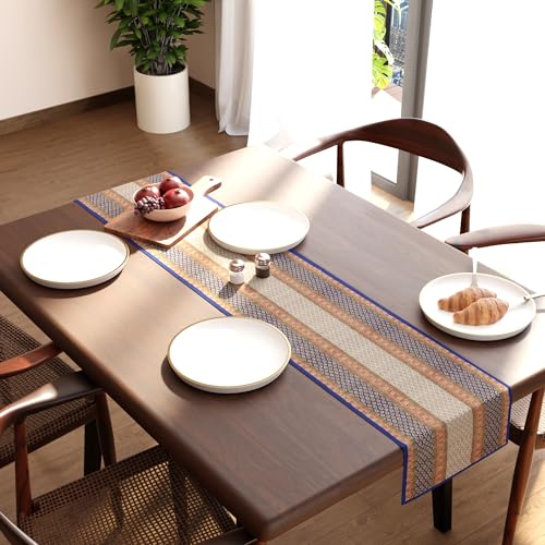Image of Encasa XO Dining Table Runner 4 Seater, Handcrafted Madurkathi River Grass