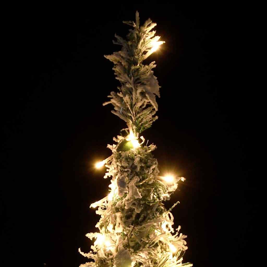 Genérico Árbol de Navidad Artificial desplegable con Nieve 150 LED 180cm,Casa y jardín,Decoración,Decoraciones Festivas y estacionales,Arboles de Navidad,Blanco,3.65 kg,357758
