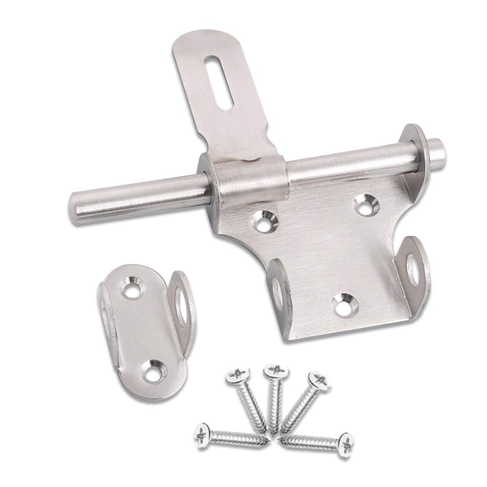 Stainless Steel Latch Heavy Duty Door Bolt Barrel Slide Lock with
