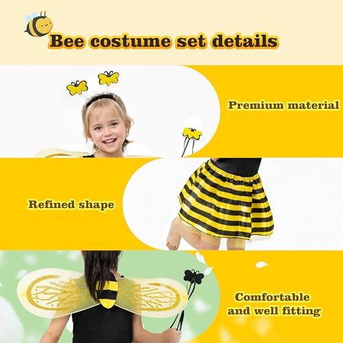 Disfraz de abeja para niñas pequeñas miniatura 3