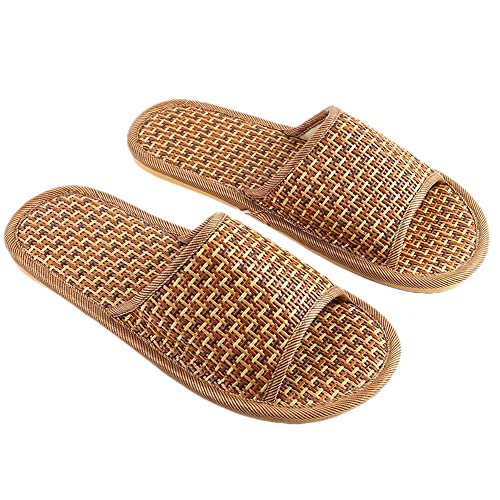 thuizen Men's Tatami Straw Rattan Grass Sandal Slipper