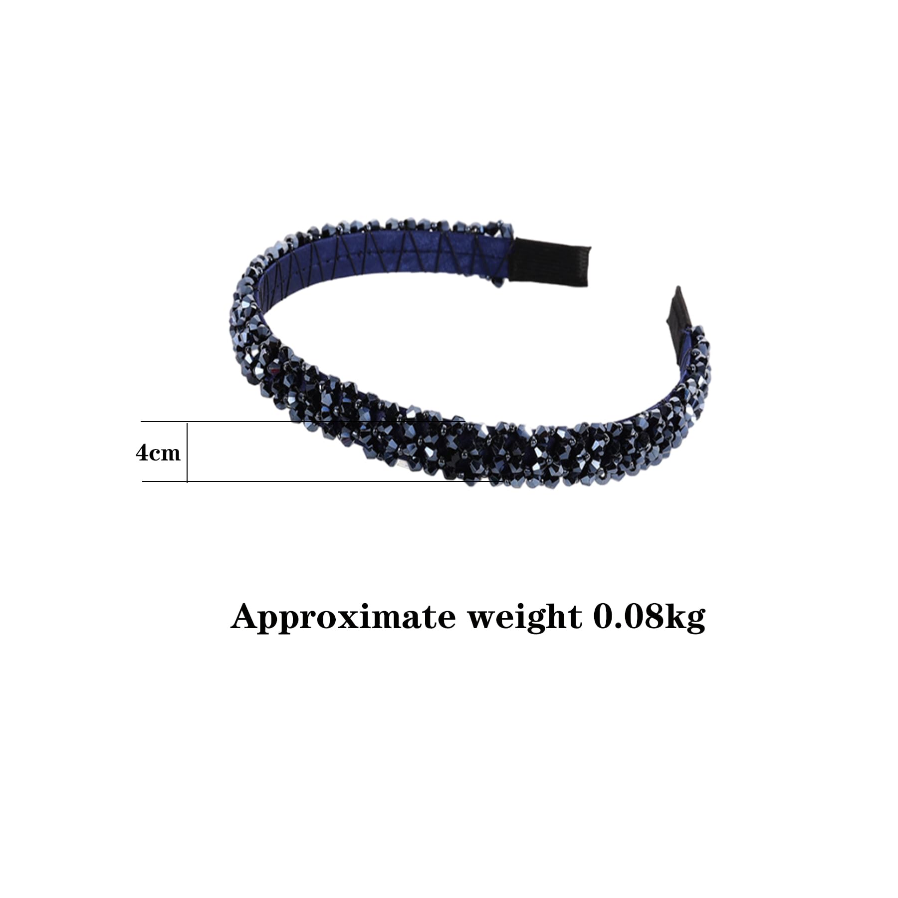 Mode glanzende haarband Rhinestone parel Haar Hoop