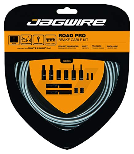 Jagwire JCK203 Ice Grey Road Pro Brake Kit, Shimano/SRAM