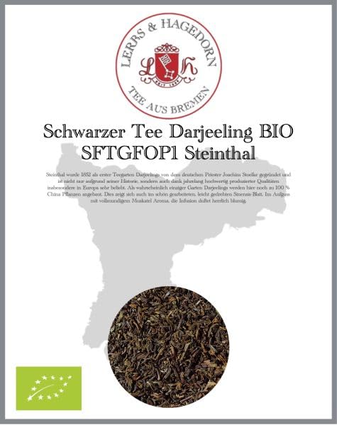 Schwarzer Tee Darjeeling BIO SFTGFOP1 Steinthal 1kg