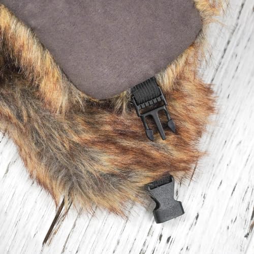 Image of ONWAY Trapper Hat Winter Hats for Women Men with Faux Fur Ear Flaps