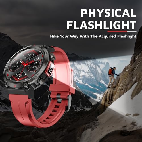 Image of Cult Ranger XR1-1.43 inch AMOLED Display,Outdoor Rugged Smartwatch for Men, Bluetooth Calling, 8 Days Battery, Continous Heart Rate,100+ Sports Mode, Live Cricket Score, Built-in Flashlight, Free Strap