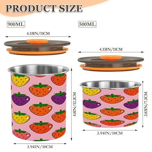 Envase hermético de acero inoxidable para café 17oz miniatura 2
