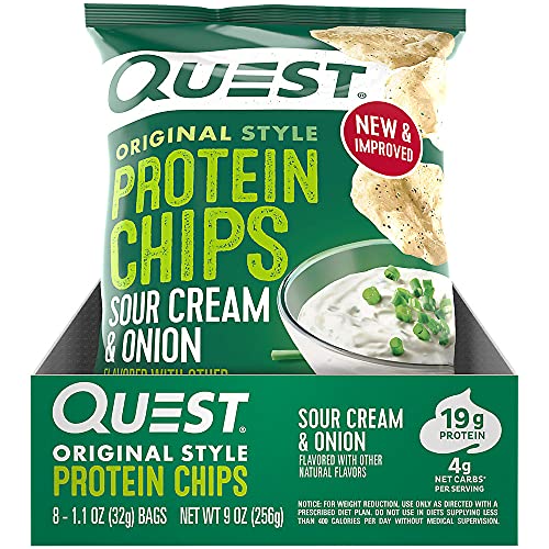 Image of Quest Protein Chips - Sour Cream & Onion (8 Bags)