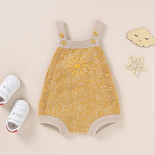 Newborn Infant Baby Girl Boy Knit Romper Sleeveless One Piece Bodysuit Jumpsuit with Hat Fall Winter Outfits Clothes2