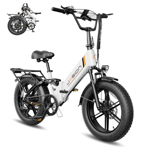Image of Jasion X-Hunter /ST /PRO Electric Bike for Adults,1800W /1400W Peak 20''Fat Tire Foldable Ebike,Folding E Bike Up to 80 /70 Miles Range,720 /624WH Removable Battery,30 MPH E Bike,Certified by UL2849