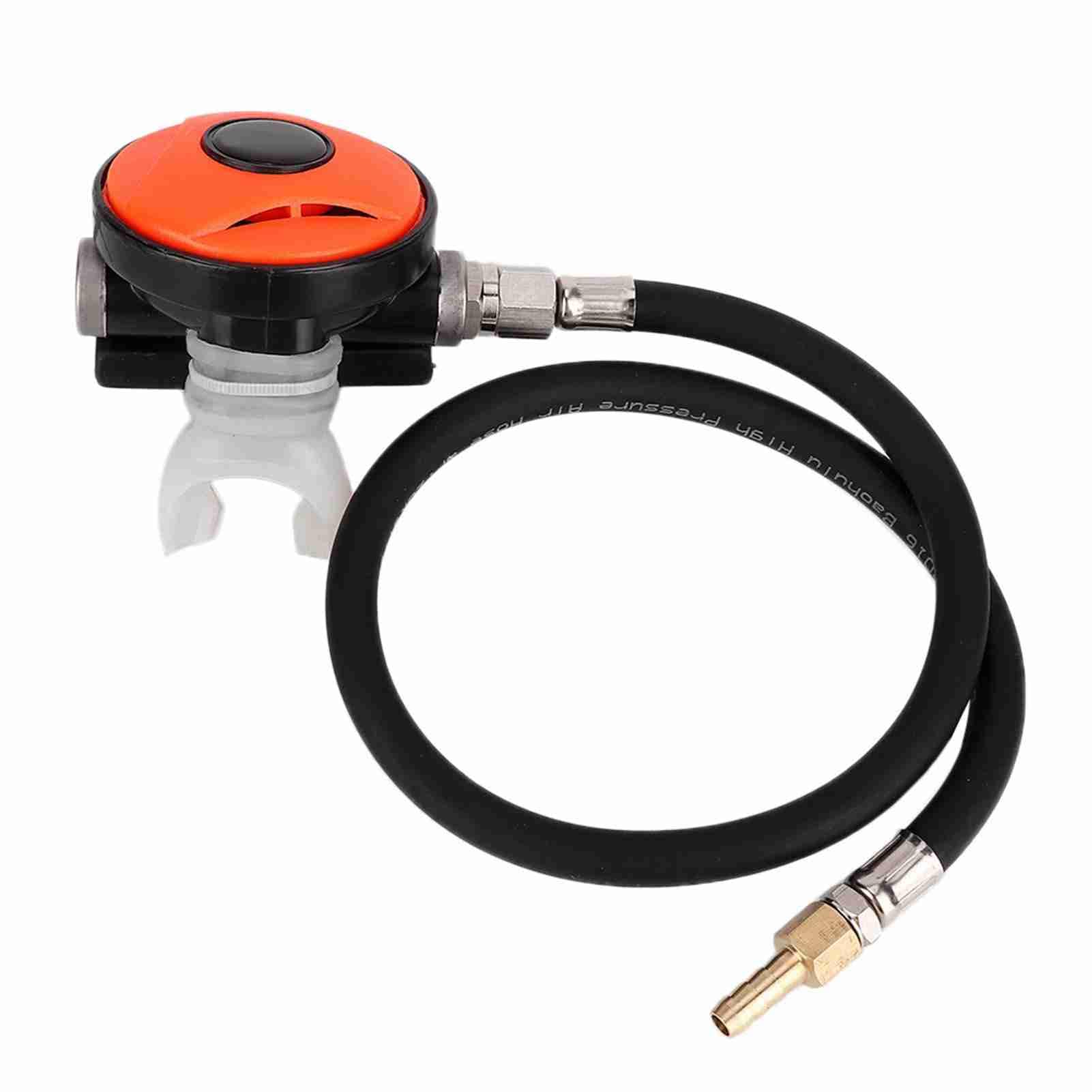 cardyven Scuba Diving Dive 2nd Stage Regulator, Dive Snorkel 2nd Stage Regulator Explorer with Mouthpiece Dive Regulator Equipment Accessory