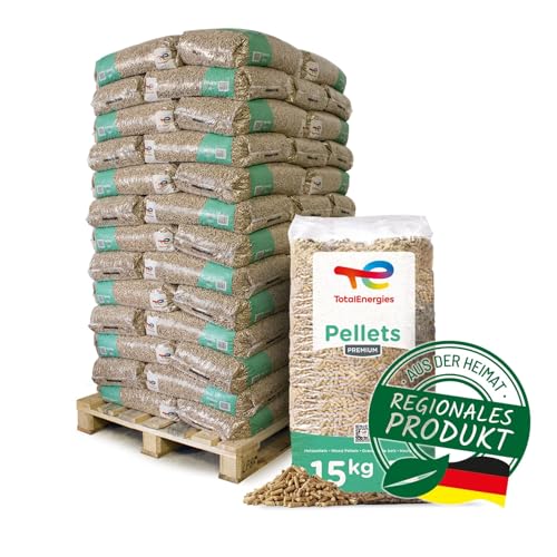 PALIGO Holzpellets Premium 6mm 15kg x 65 Sack 975kg 1 Palette...