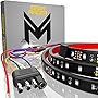 Mega Racer Single Row 60 Inch LED Tailgate Light Bar - 5 Functions for Trucks, Brake Light/Running Light/Turn Signal/Reverse Light/Double Flash, 90 Pieces 2935 SMD LED Diodes, IP67 Waterproof Rating