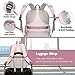 MoKo Womens Gym Backpack, Large Travel Backpack with Shoe Compartment Sports Bag with Wet Pockets 15.6 Inch Laptop Backpack Water Resistant Anti Theft Back Pack for Women Gifts, Pink