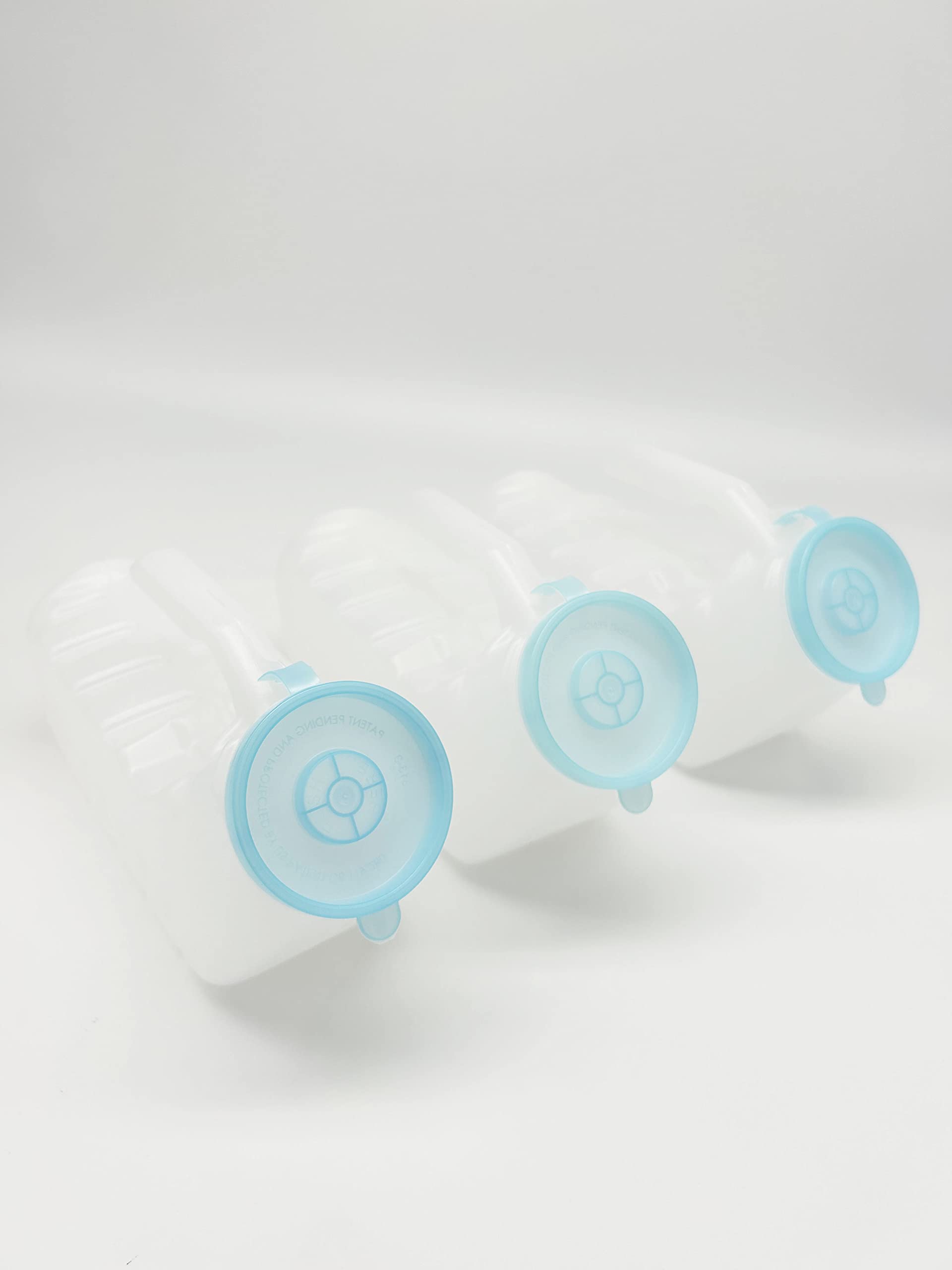 Deluxe Male Urinal Incontinence Pee Bottle 32oz./1000ml Glow in The Dark Lid, Pack of 3