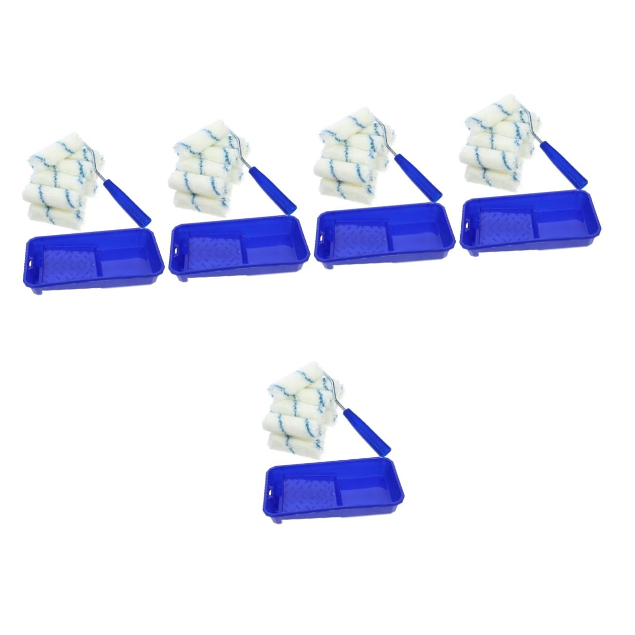 Tofficu 5 Sets Farbroller Pinsel Set Farbroller Mit Abdeckungen Kleine Farbroller Malerrollen Farbroller Pads Farbroller Ausziehbarer Farbroller Farbroller Kit Wandrahmen