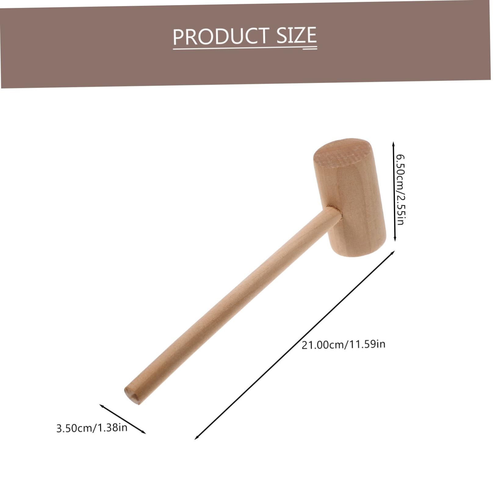 KICHOUSE 8pcs Mini Wooden Hammer Meat Hammer Tool Bank Machine Pin Inflatable Ice Chisel Boy Piggy Bank for Kit Topper Sledge Meat Mallet Gavel Tool Power Mallets Egg Wood