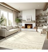 8x10 Area Rugs for Living Room Rug Washable: Moroccan Large Rug for Dining Room Bedroom Carpet No...