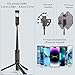 Selfie Stick Tripod with Remote Aluminum Alloy Phone Tripod Bluetooth Remote and 270°Rotation Stand Compatible with iPhone and Android Phone