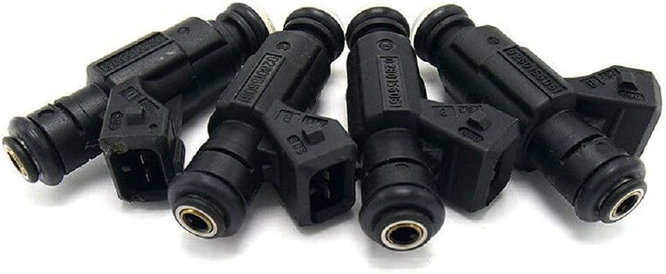 4pcs OEM# 0280156061 06A906031BA Fuel Injector Compatible with Audi TT Quattro Passat VW Golf Jetta Beetle 00-06 4cyl 1.8L