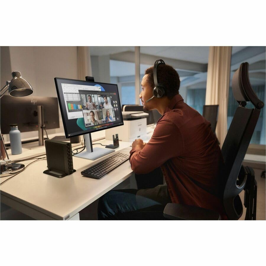 Image of HP EliteDesk 8 G1i Desktop Computer - Intel Core Ultra 7 265T - vPro Technology - 16 GB - 512 GB SSD - Desktop Mini - Jack Black - Intel Q870 Chip - Windows 11 Pro - DDR5 SDRAM - English Keyboard - IE