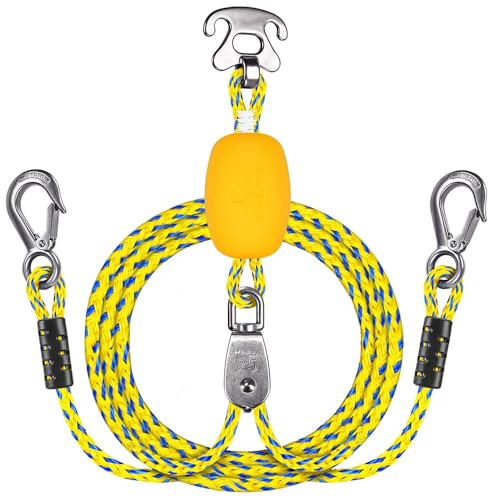 SELEWARE Boat Tow Harness for Tubing, Self Centering Design