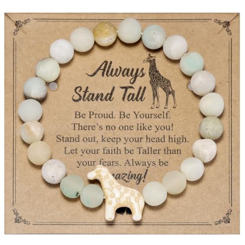 Giraffe Gifts Bracelet for Women Adults Men Girrafe Lovers Jewelry Giraffe Bracelet