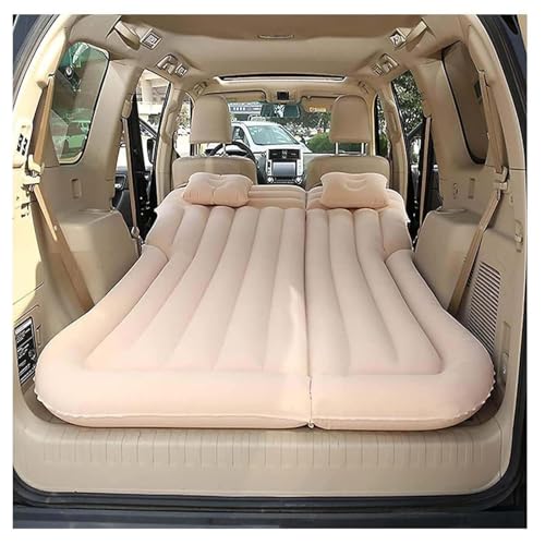 FVVWVRCSX Colchón Inflable Coche, para Hyundai i30 IB0DMZW117230 / i30 N / i30 N Line Cama Plegable Colchon Hinchable de para Viajes Camping Piscina Parque Playa,Beige