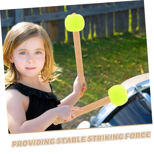 Baqueta de madera para principiantes Kisangel para banda de marcha, agarre cómodo, sonido rico, suministros para adolescentes miniatura 3