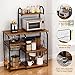 Mr IRONSTONE Bakers Rack Microwave Stand Kitchen 35.5