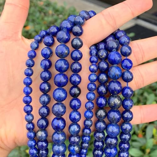 Image of 35pcs Adabele Natural Blue Lapis Lazuli Gemstone 10mm Round Beads