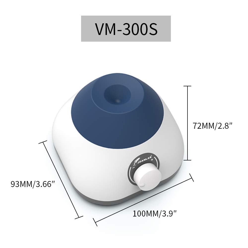 YUEWO Labor Vortexmixer 3000rpm Mini Shaker Chemischer Test Tube Oscillate Mischmaschine (Geschwindigkeitsanpassung)