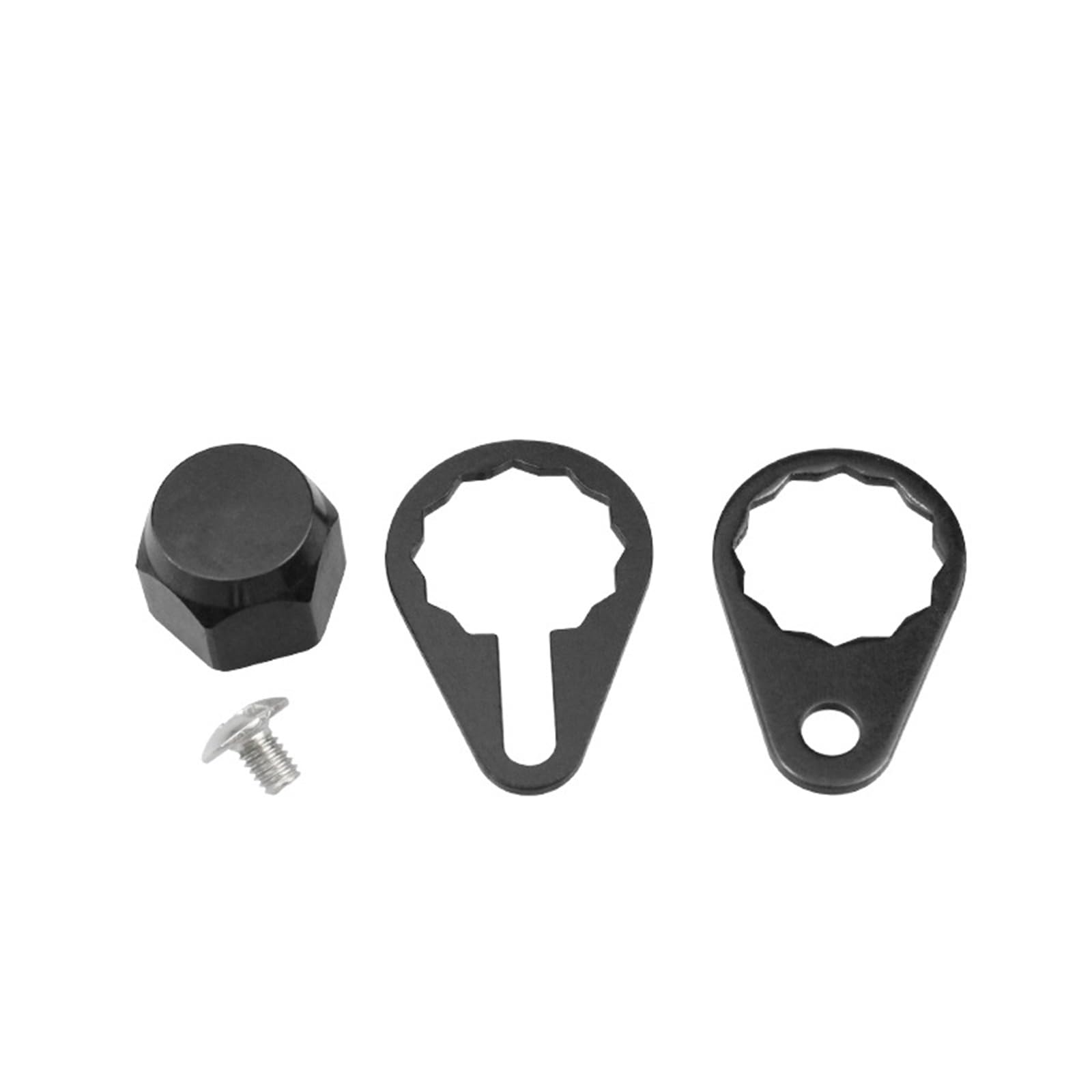 Fishing Reels Handle Locking Plate Set Fishing Reels Handle Screw Nut Caps Aluminum Alloys Locking Plate Bearing Covers