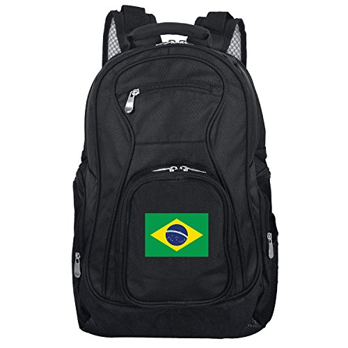 Super Brands Flag of Brazil Premium Laptop Backpack, 19-inches
