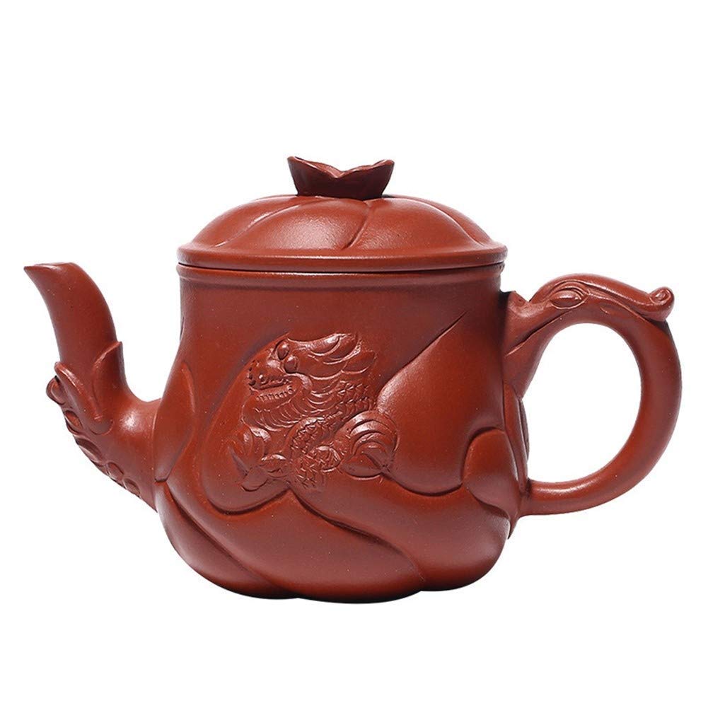 MZXUN Genuine Yixing teapot ore Zhuni Handmade Yunlong Pot Gift teapot Tea