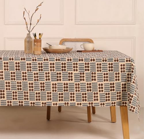 Maison De Blocs Handcrafted 100% Cotton 60x90 Inch Hand-Block Printed