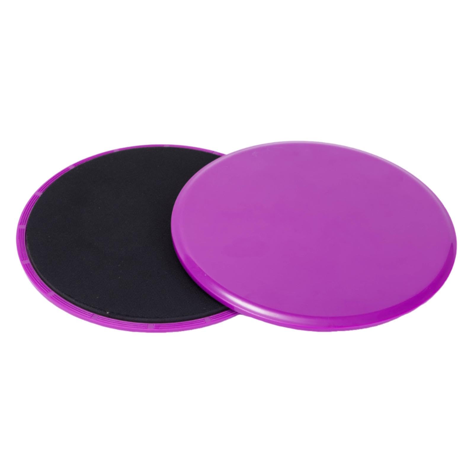 2Pcs Core Sliders Workout Home Gym Travel Lightweight Portable Sliding Discs Purple-image-27