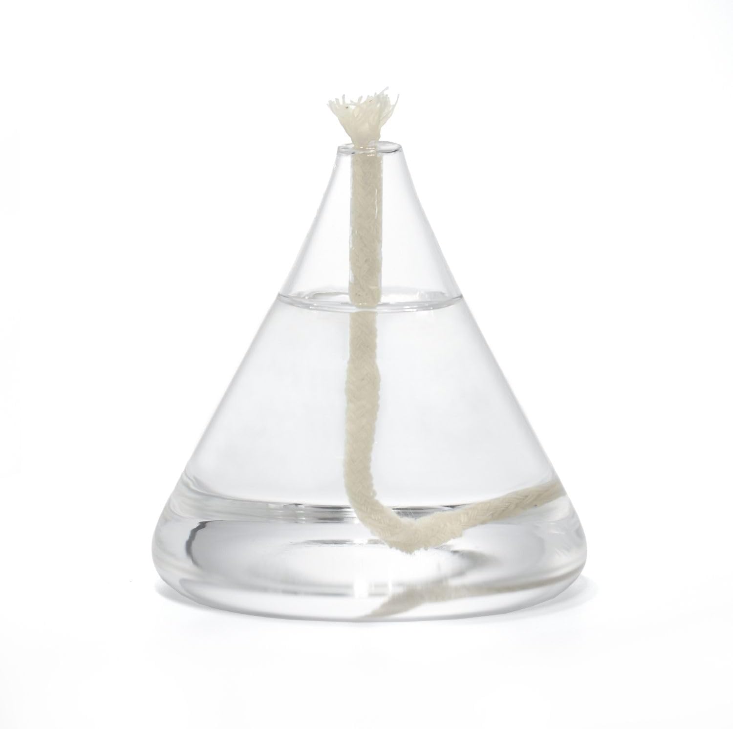 Refillable Glass Oil Candle – Reusable Oil Candle for Restaurant Ambience, Dining, Indoor and Outdoor Events