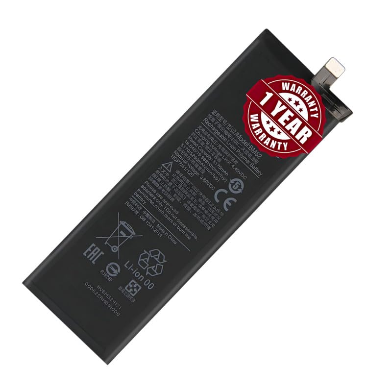 Image of Original BM52 Battery Compatible for Xiaomi Mi Note 10 Lite - (5260mAh) - 1 Year Warranty JK1