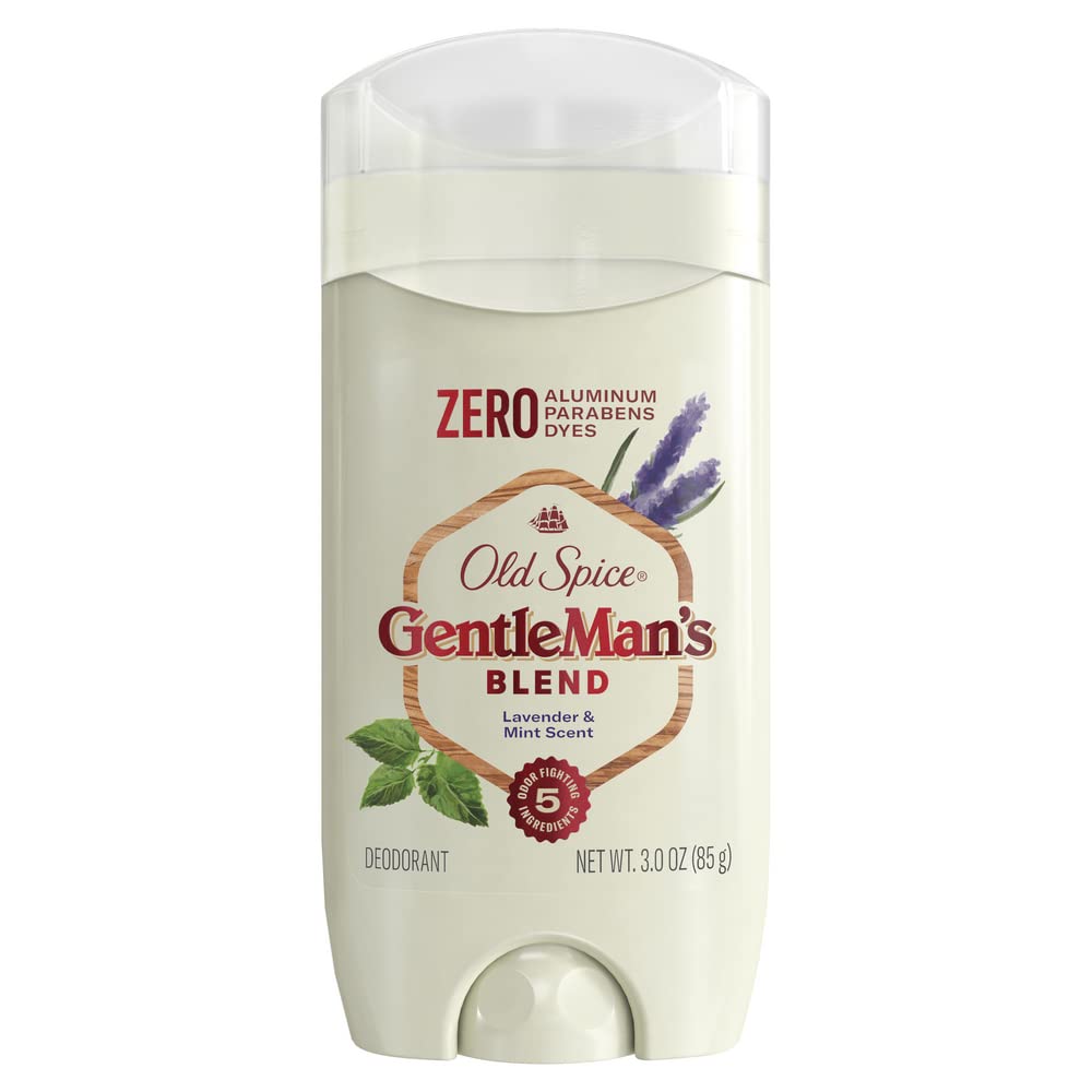 Old Spice Mens Deodorant Aluminum Free Lavender Mint 3 0oz Pack of 12