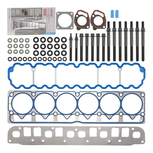 Image of Torchbeam Head Gasket Kit, Engine Cylinder Head Gasket Set Fit for Jeep Grand Cherokee 1999-2004, Wrangler 2000-2006, Cherokee 1999-2001 4.0L, Replace# HS26211PT, ES71102, HS9076PT-4