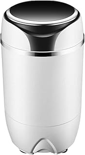 PIGE Mini-machine à laver monocylindre de chronométrage intelligent, éluant un Blu-ray antibactérien 4KG capacité (noir) portable micro-machine à laver domestique de voiture, adapté pour salle de bain