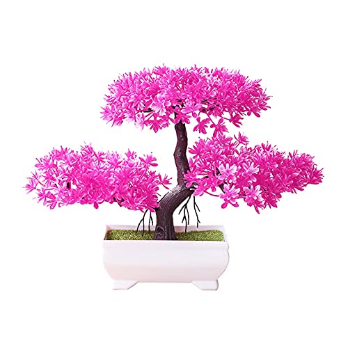 BZBZB Simulación de Planta en Maceta, Planta Artificial, Flor Artificial, hogar, bonsái, árbol, Planta en Maceta, Flor Falsa, Adorno en Maceta para el hoga