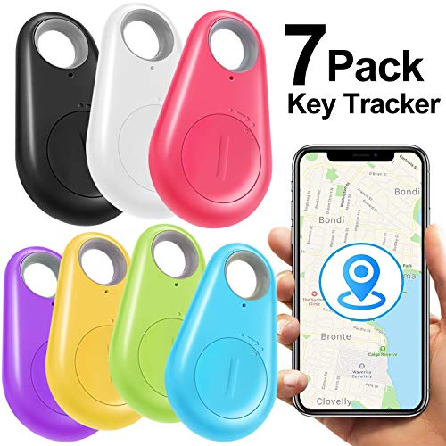 [New Upgraded]7 Pack Key Finder Smart Tracker,Wireless Anti-Lost Alarm Sensor Item Finder GPS