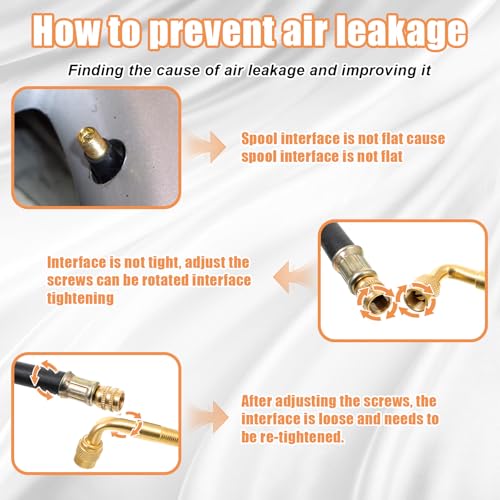 Image of 2Pcs 8.25 Inch Universal Flexible Tire Valve Extenders 2Pcs 90 Degree Valve Stem Extension, Brass Tire Valves Extension Adaptor for RV Cars Truck Motorcycle Scooter Bike