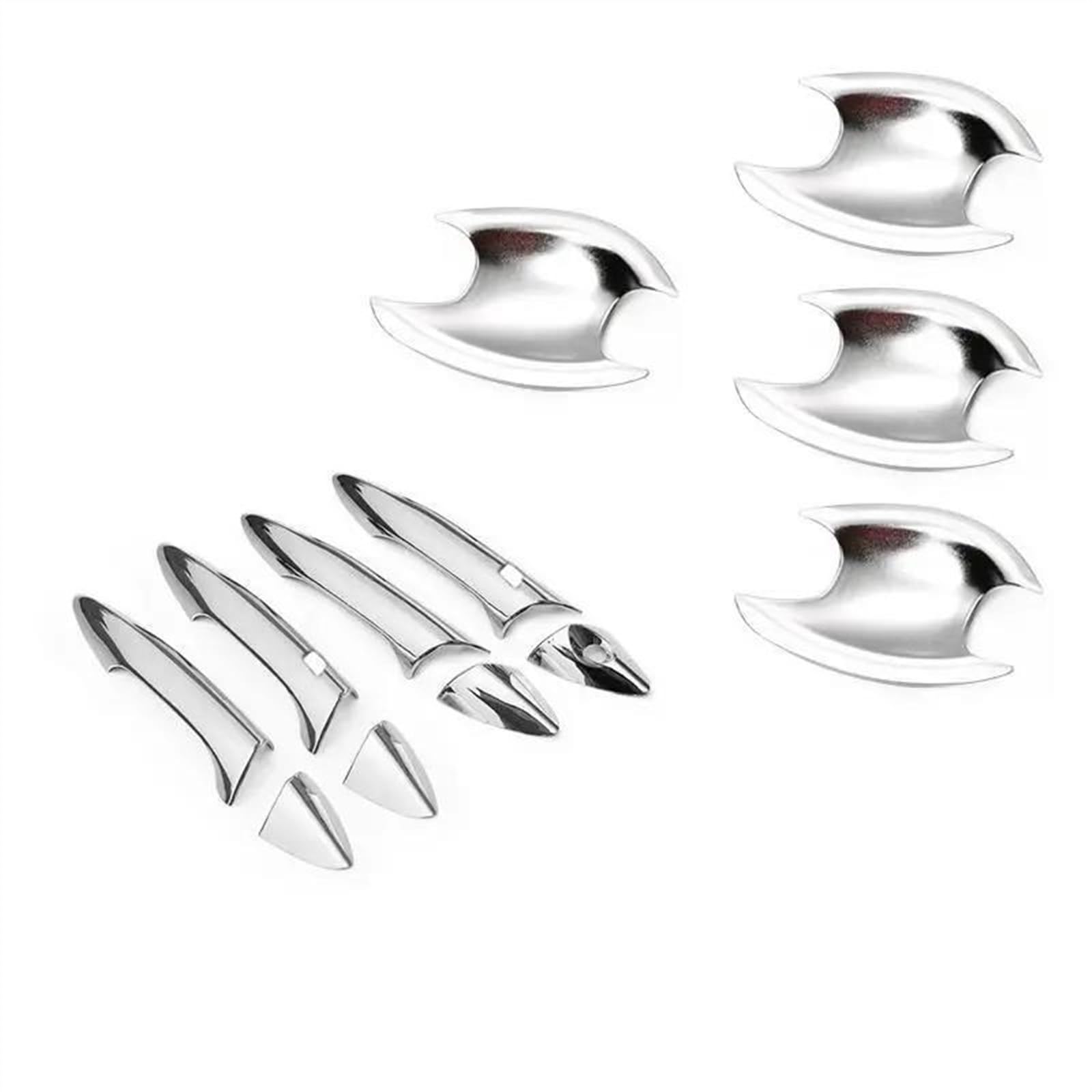 SLIMES Car Styling Stickers for Hyundai for Elantra 2011-2015 2016 Protective Cover Door Handle Outer Bowls Trim Protection(J)