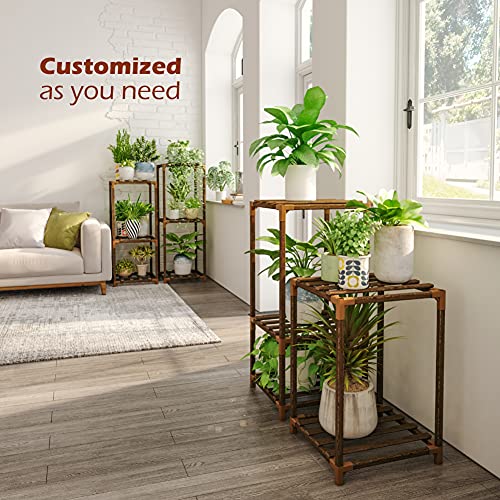 4 Sets Of Package Plant Stands Combo Indoor Outdoor Plants Stands For Living Room Balcony Garden #TOP2
