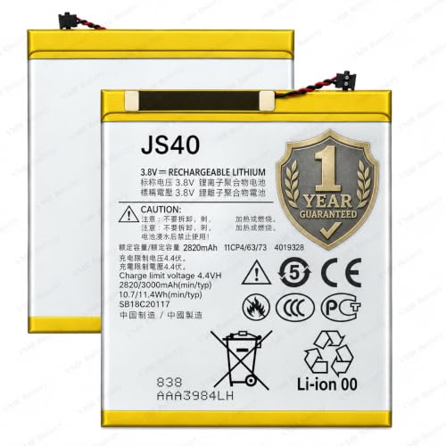 Image of Original JS40 Battery Compatible for Motorola Moto Z3 | Moto Z3 Play (XT1929) - (3000mAh) - 1 Year Warranty K7